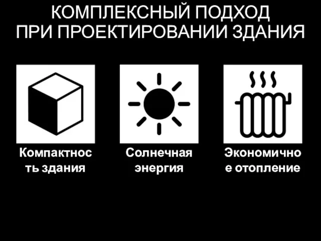 КОМПЛЕКСНЫЙ ПОДХОД ПРИ ПРОЕКТИРОВАНИИ ЗДАНИЯ