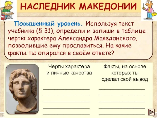 Повышенный уровень. Используя текст учебника (§ 31), определи и запиши в