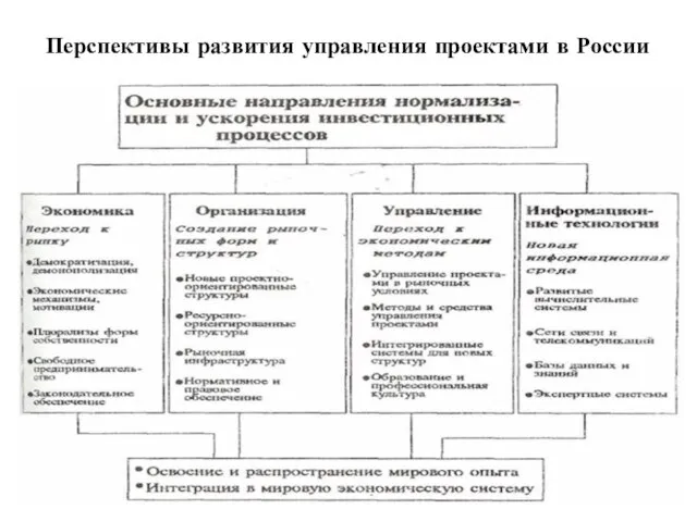 Перспективы развития управления проектами в России