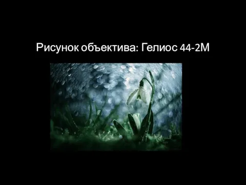 Рисунок объектива: Гелиос 44-2М