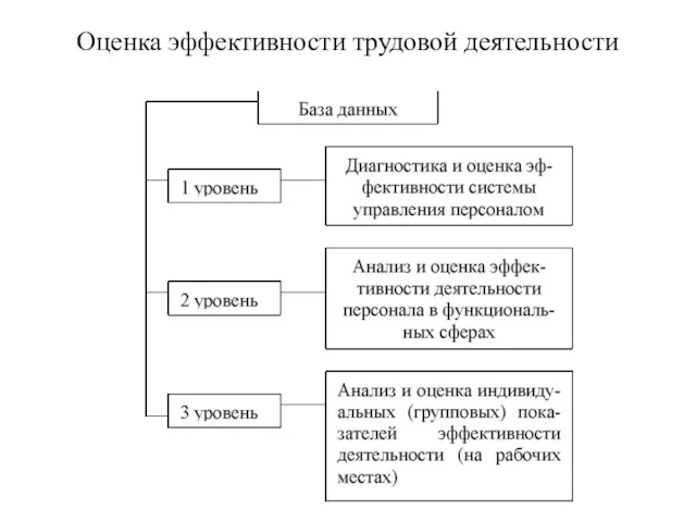 Оценка эффективности трудовой деятельности