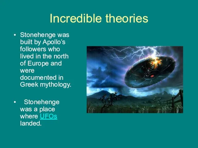 Incredible theories Stonehenge was built by Apollo’s followers who lived in