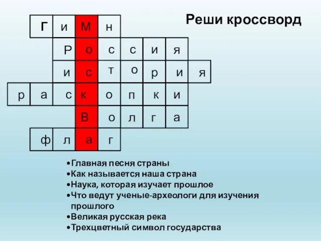 о Главная песня страны Как называется наша страна Наука, которая изучает