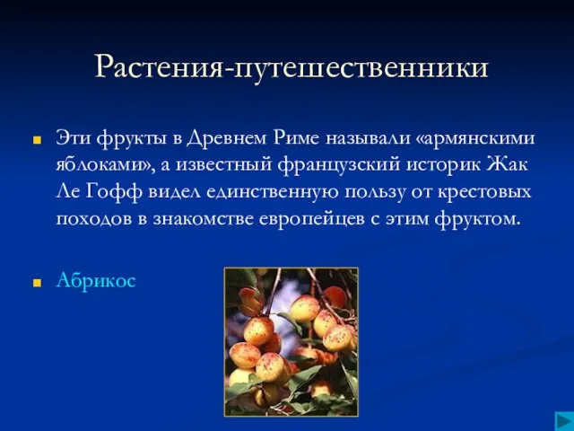 Эти фрукты в Древнем Риме называли «армянскими яблоками», а известный французский