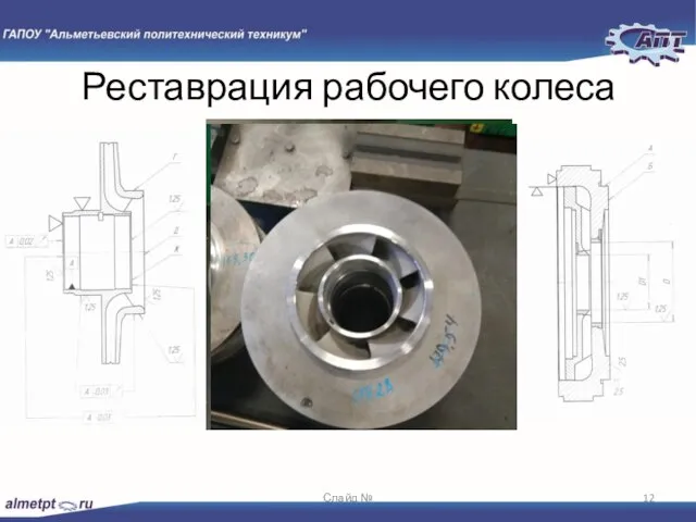 Реставрация рабочего колеса Слайд №