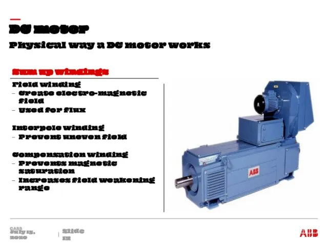 Physical way a DC motor works DC motor July 15, 2020