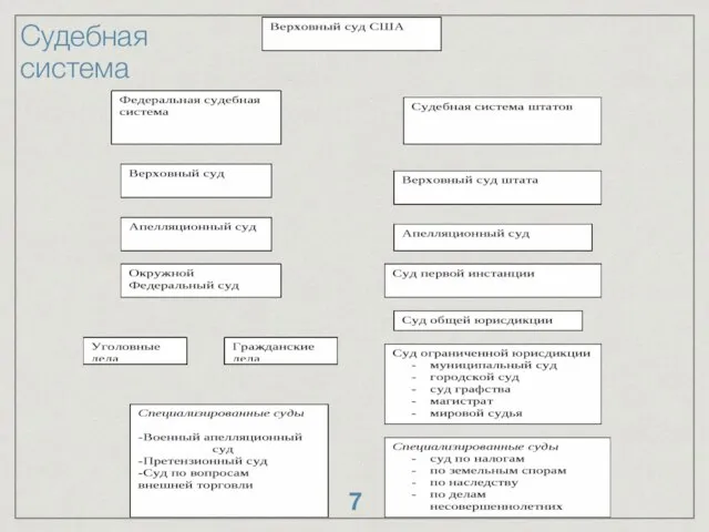 7 Судебная система