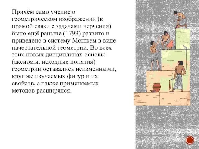 Причём само учение о геометрическом изображении (в прямой связи с задачами