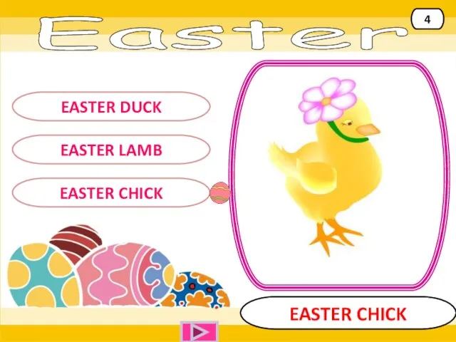 Easter EASTER CHICK EASTER CHICK 4 EASTER LAMB EASTER DUCK