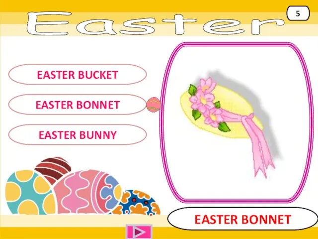 Easter EASTER BONNET EASTER BONNET 5 EASTER BUCKET EASTER BUNNY