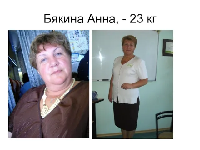 Бякина Анна, - 23 кг