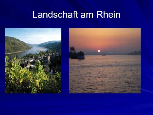 Landschaft am Rhein