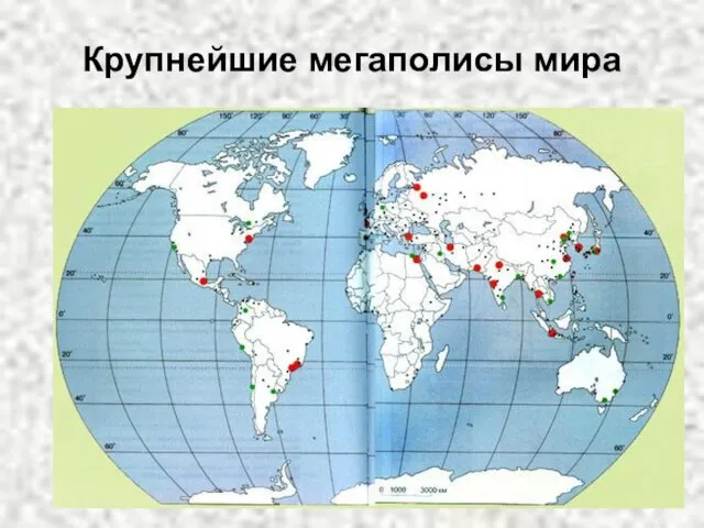 Крупнейшие мегаполисы мира