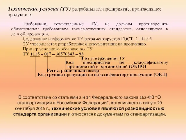 В соответствие со статьями 2 и 14 Федерального закона 162-ФЗ "О