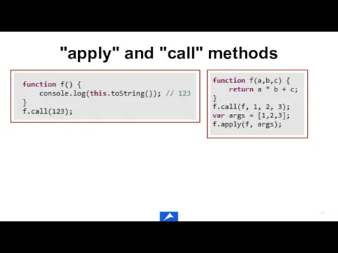 "apply" and "call" methods