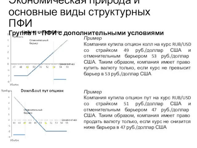 Учебный центр Пример Компания купила опцион колл на курс RUB/USD со