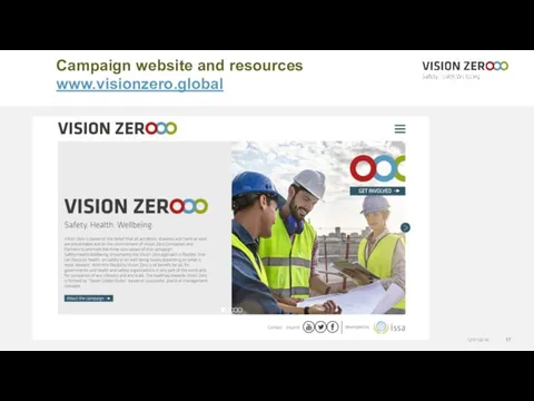 Campaign website and resources www.visionzero.global 12/01/2018