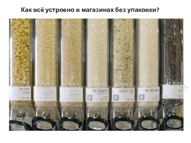 Как всё устроено в магазинах без упаковки?