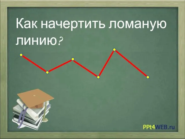 Как начертить ломаную линию?