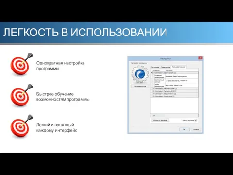 ЛЕГКОСТЬ В ИСПОЛЬЗОВАНИИ