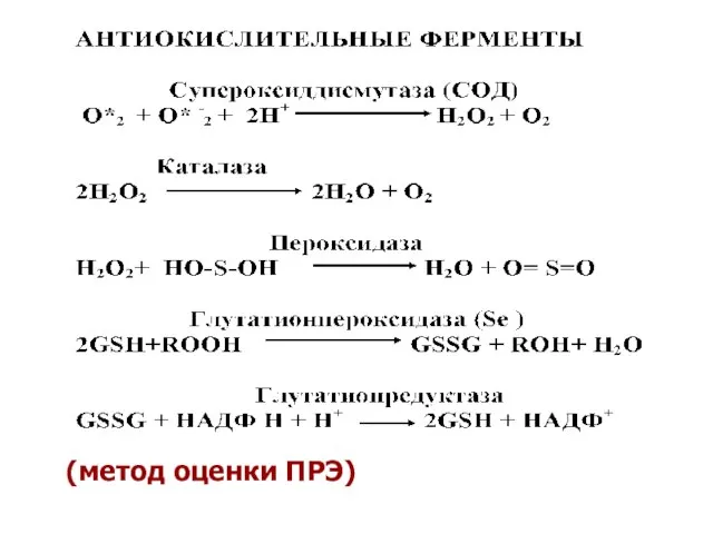 (метод оценки ПРЭ)