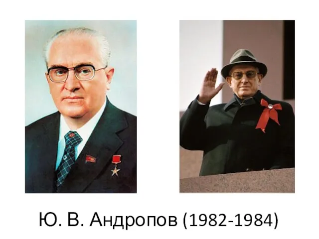 Ю. В. Андропов (1982-1984)
