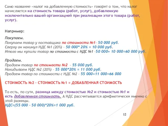 ! Само название «налог на добавленную стоимость» говорит о том, что