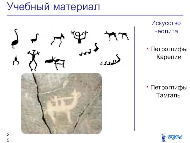 Искусство неолита Петроглифы Карелии Петроглифы Тамгалы Учебный материал