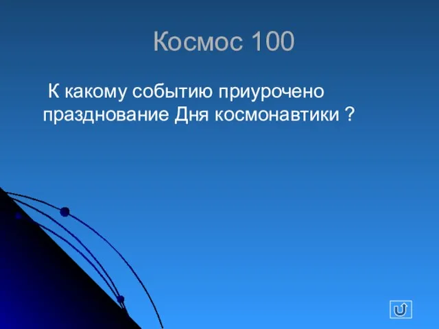 Космос 100 К какому событию приурочено празднование Дня космонавтики ?