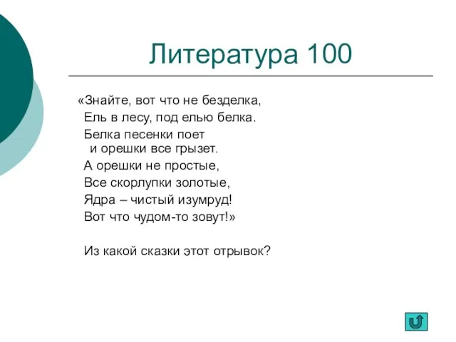 Литература 100 «Знайте, вот что не безделка, Ель в лесу, под