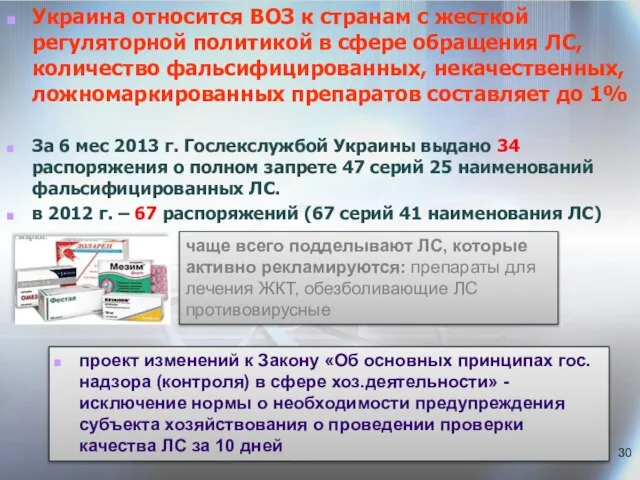 Украина относится ВОЗ к странам с жесткой регуляторной политикой в сфере