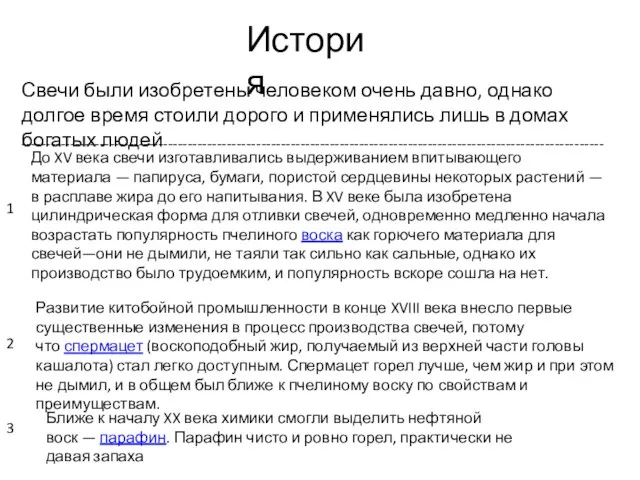 Свечи были изобретены человеком очень давно, однако долгое время стоили дорого