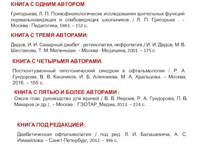 КНИГА ПОД РЕДАКЦИЕЙ: Диабетическая офтальмопатия / под ред. Л. И. Балашевича,