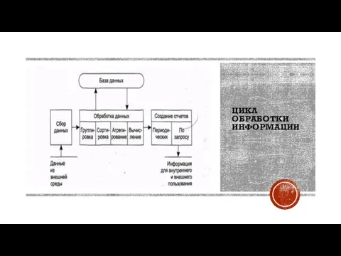 ЦИКЛ ОБРАБОТКИ ИНФОРМАЦИИ