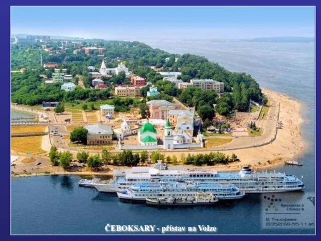 ČEBOKSARY - přístav na Volze