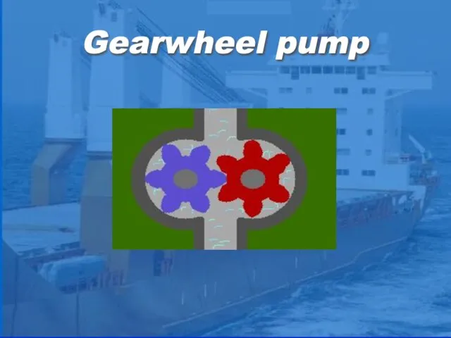 Gearwheel pump