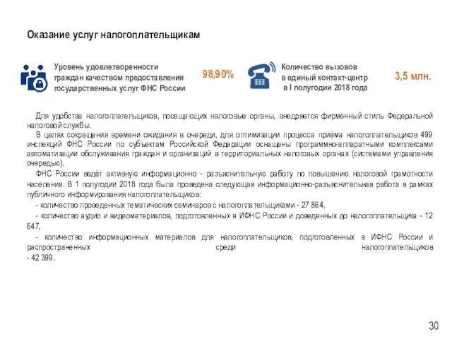 Для удобства налогоплательщиков, посещающих налоговые органы, внедряется фирменный стиль Федеральной налоговой