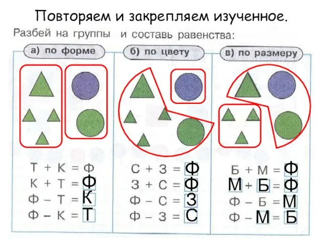 Повторяем и закрепляем изученное. Ф К Т Ф Ф З С