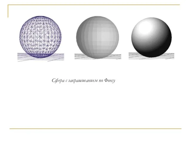 Сфера с закрашиванием по Фонгу