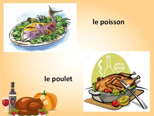 le poisson le poulet