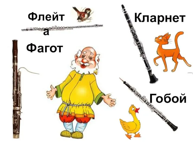 Флейта Гобой Кларнет Фагот