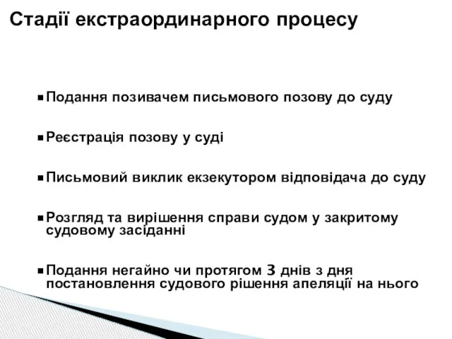 Подання позивачем письмового позову до суду Реєстрація позову у суді Письмовий