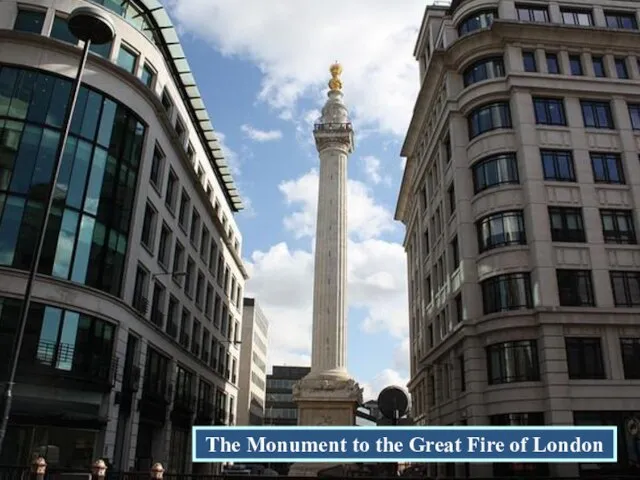 The Monument to the Great Fire of London