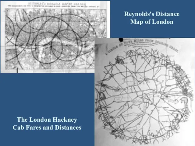 Reynolds's Distance Map of London The London Hackney Cab Fares and Distances