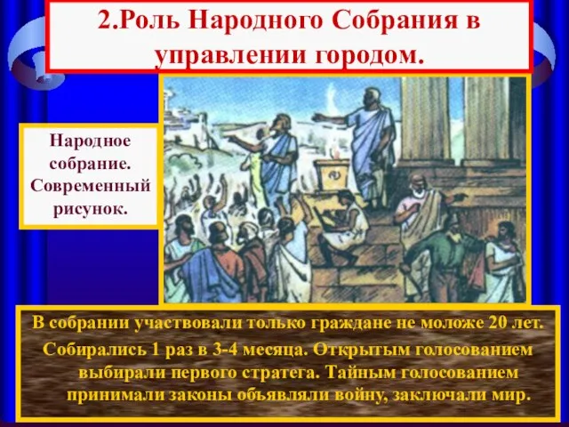 В собрании участвовали только граждане не моложе 20 лет. Собирались 1