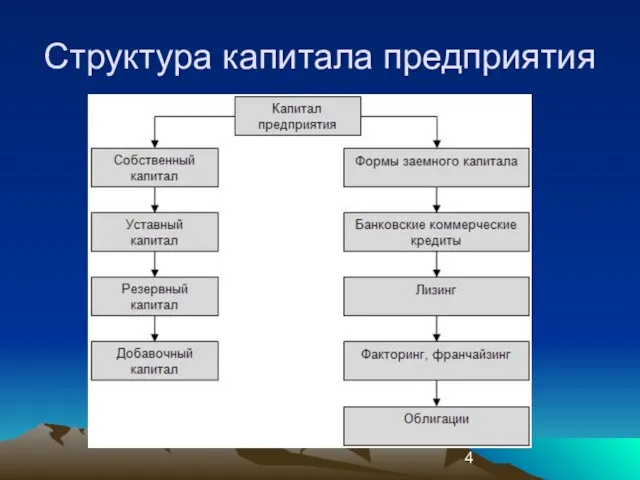 Структура капитала предприятия