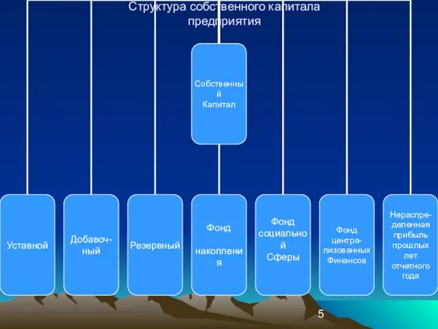 Структура собственного капитала предприятия