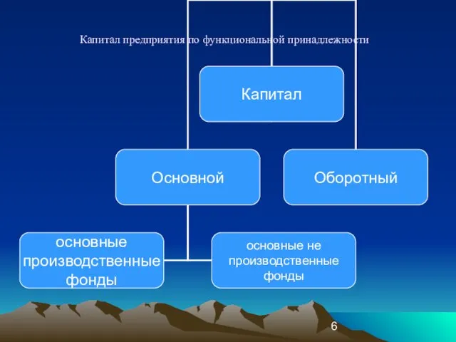 Капитал предприятия по функциональной принадлежности