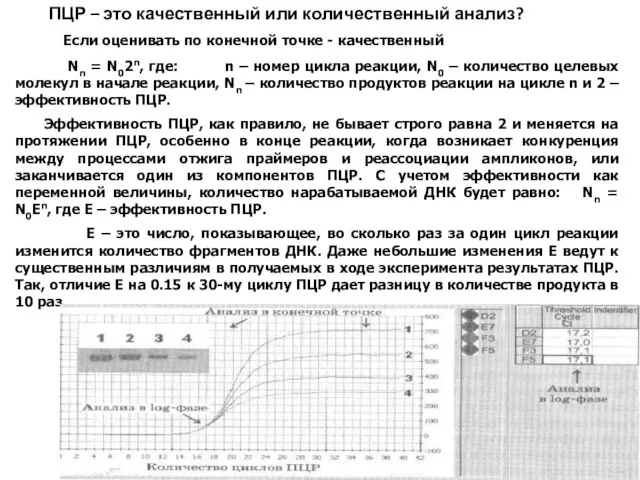 ПЦР – это качественный или количественный анализ? Если оценивать по конечной