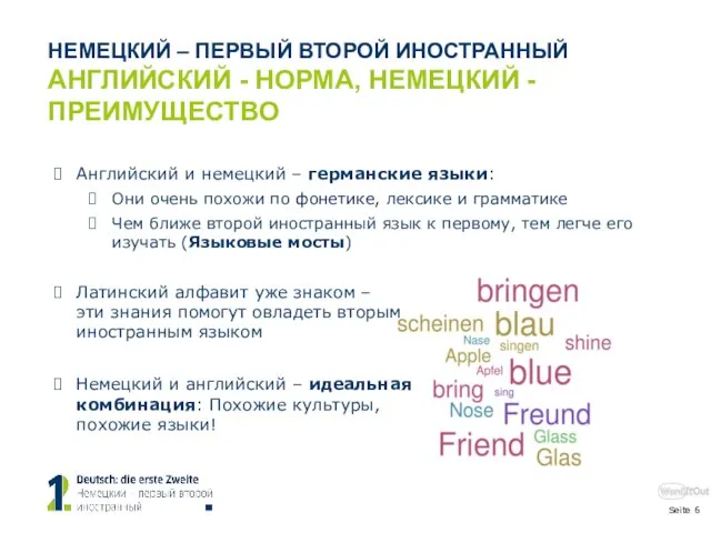 НЕМЕЦКИЙ – ПЕРВЫЙ ВТОРОЙ ИНОСТРАННЫЙ АНГЛИЙСКИЙ - НОРМА, НЕМЕЦКИЙ - ПРЕИМУЩЕСТВО